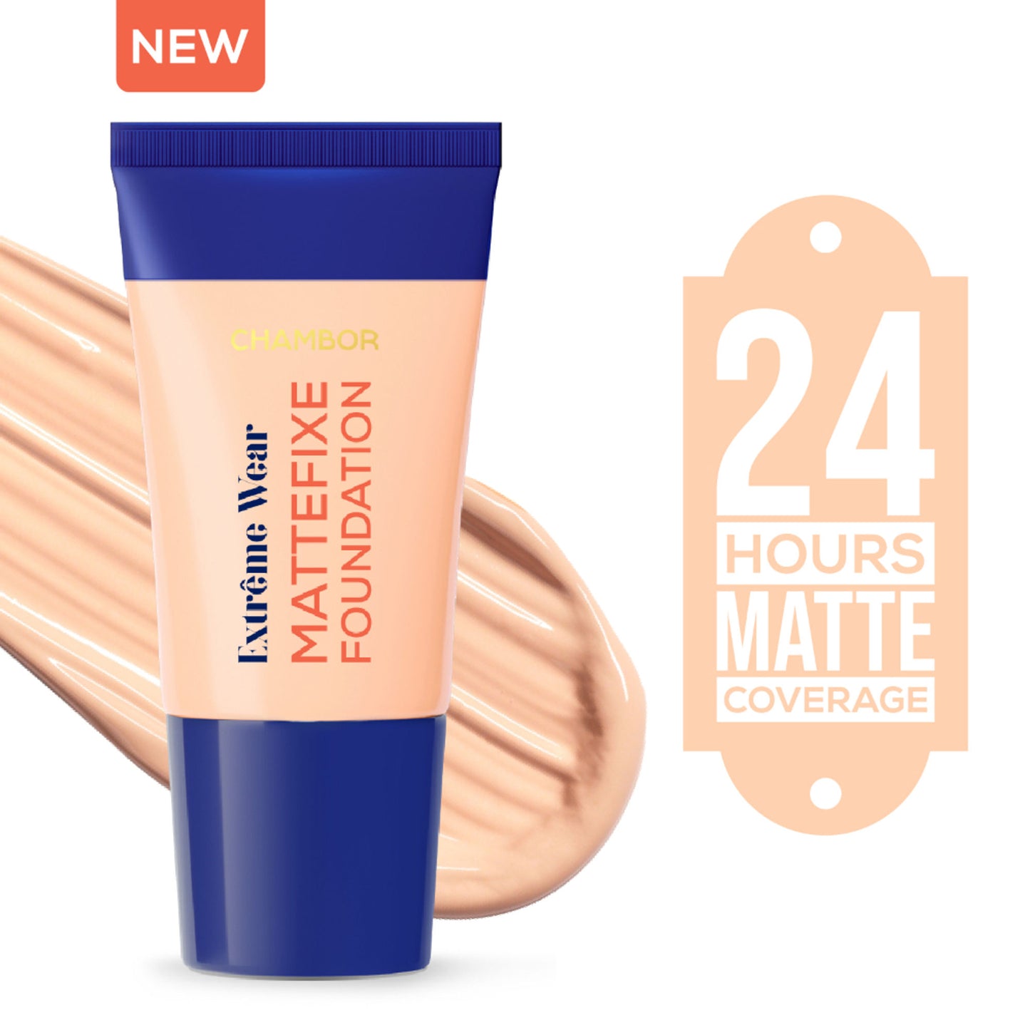 Chambor Extreme Wear Mattefix Foundation - 202