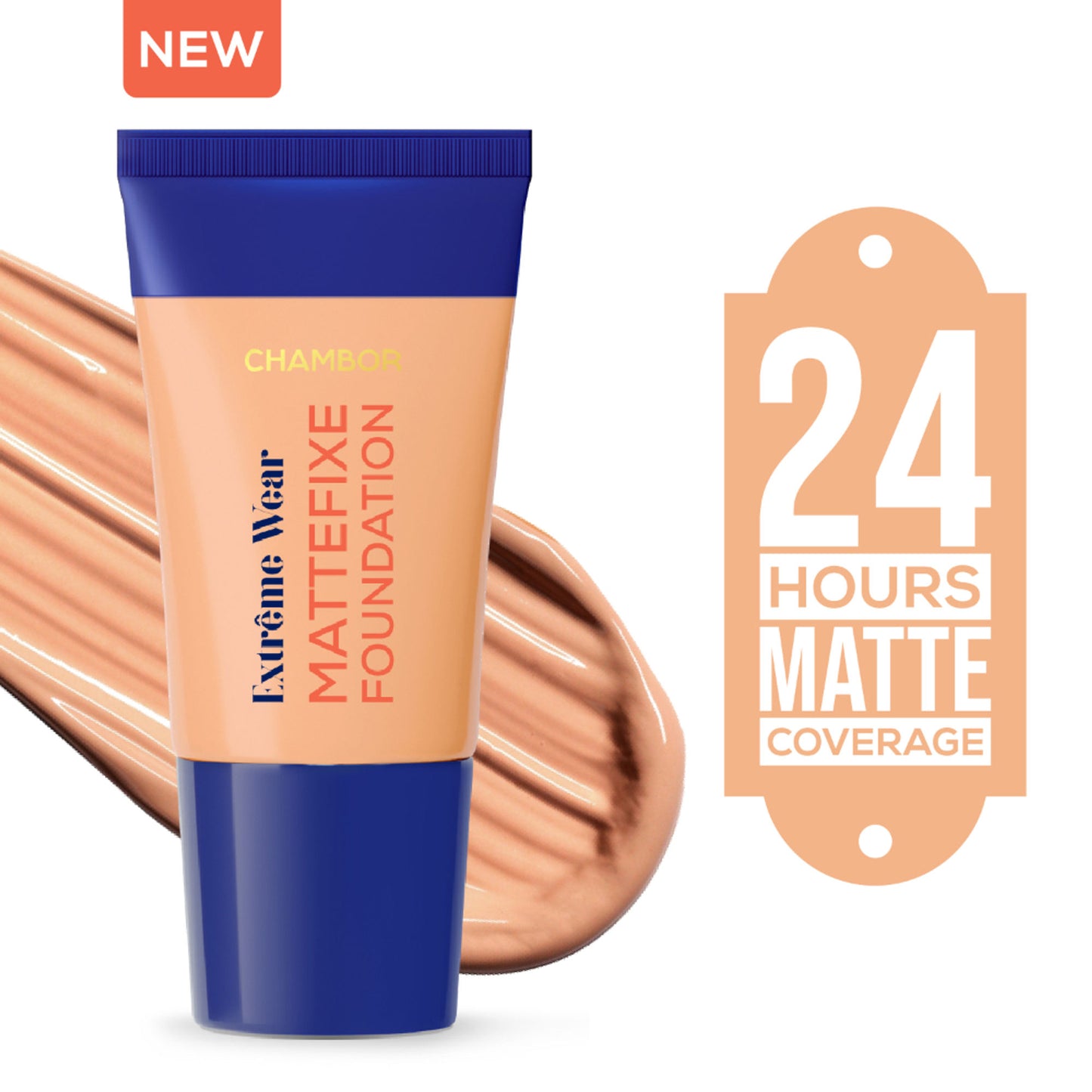 Chambor Extreme Wear Mattefix Foundation - 305
