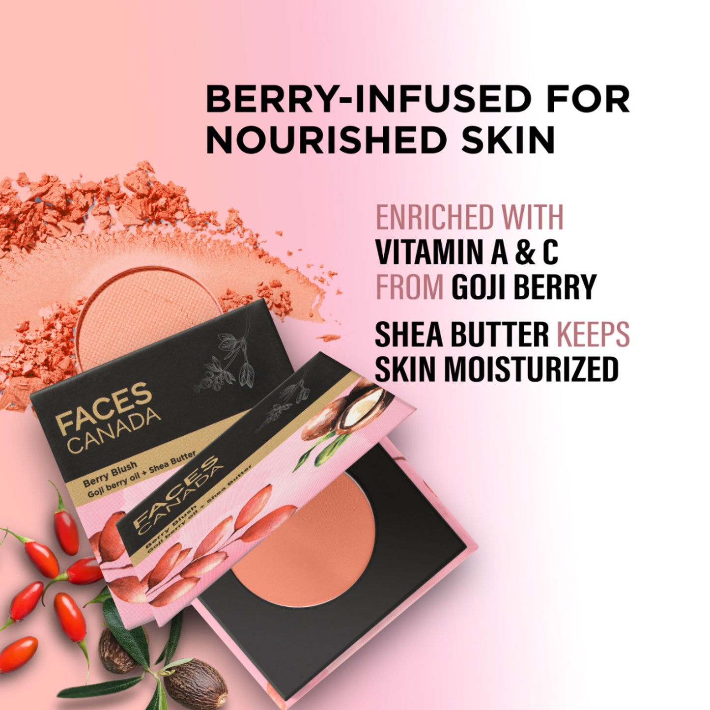 Faces Canada Berry Blush - Love Vibes Only 03