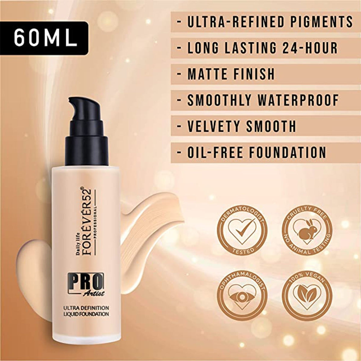 Daily Life Forever52 Pro Artist Ultra Definition Liquid Foundation - Custard