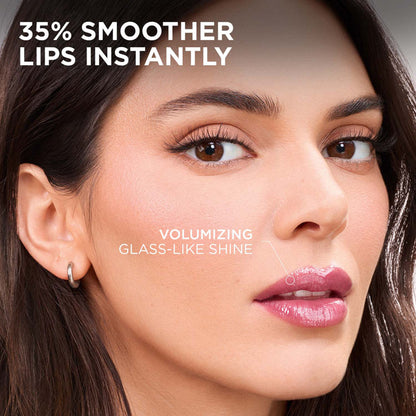 L'Oreal Paris Plump Ambition Hyaluron Lip Oil for fuller, bouncier lips - 101 Cristal Clear