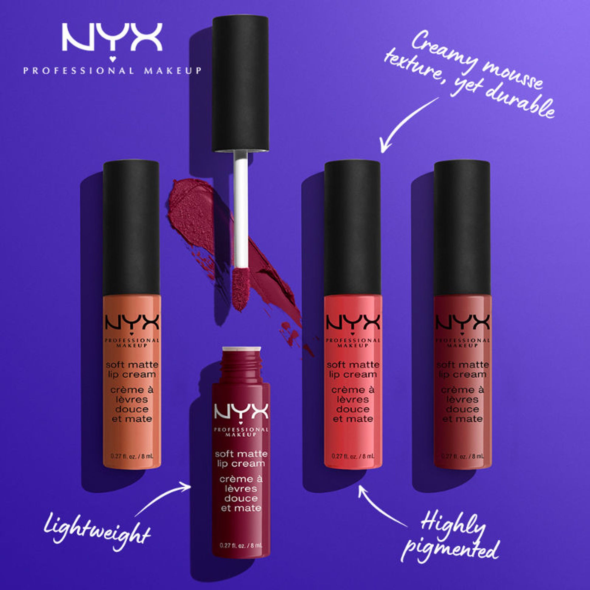 NYX Professional Makeup Soft Matte Lip Cream - Montreal - Copenhagen