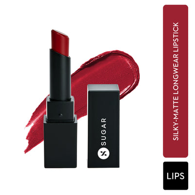 SUGAR Nothing Else Matter Longwear Lipstick - 18 Scarlet Letter (Pure Red)