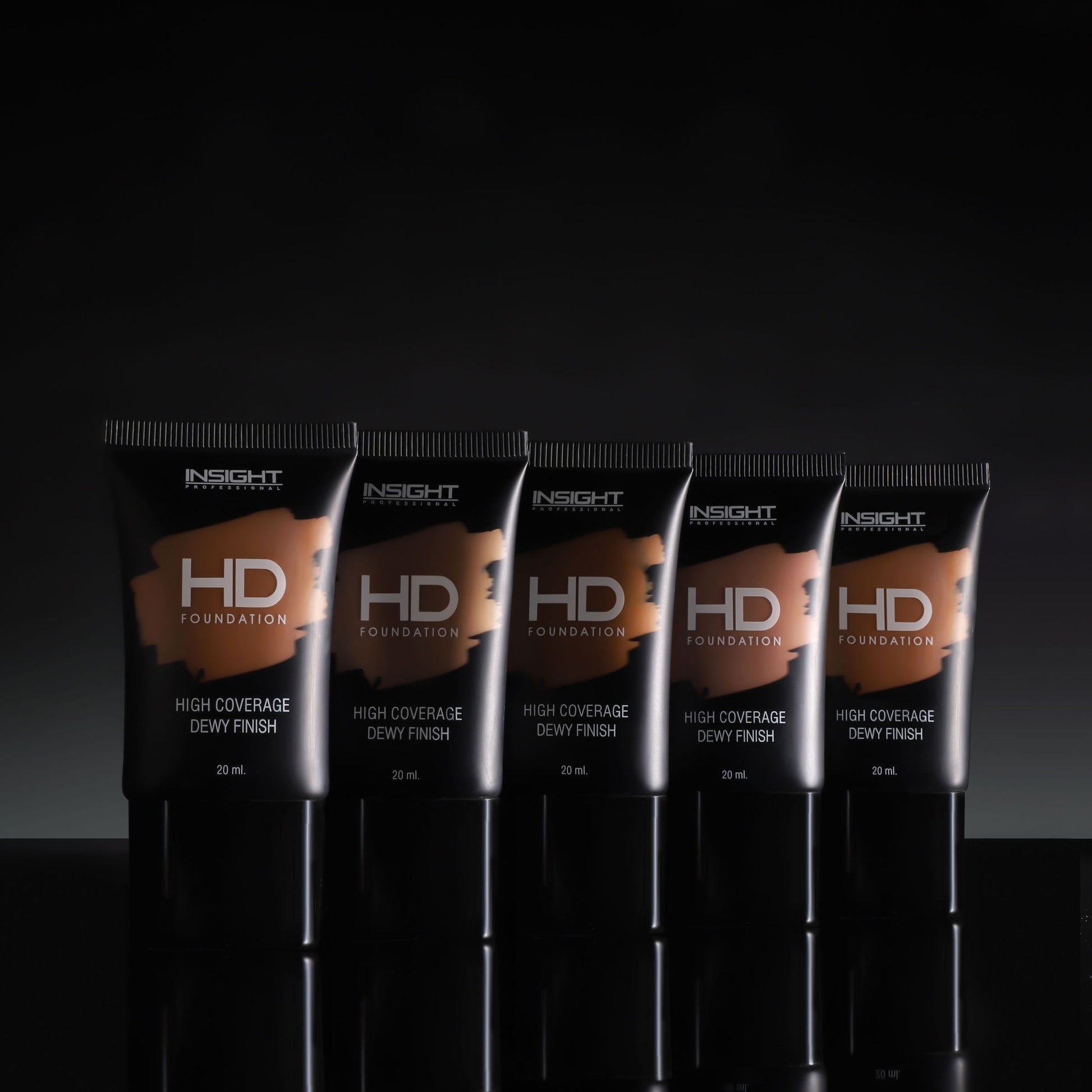 Insight Cosmetics Hd Foundation, Dewy Weightless Finish, Waterproof & Long Wear - Mn 35