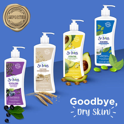 St. Ives Renewing Collagen & Elastin Body Lotion, 100% Natural Moisturizers