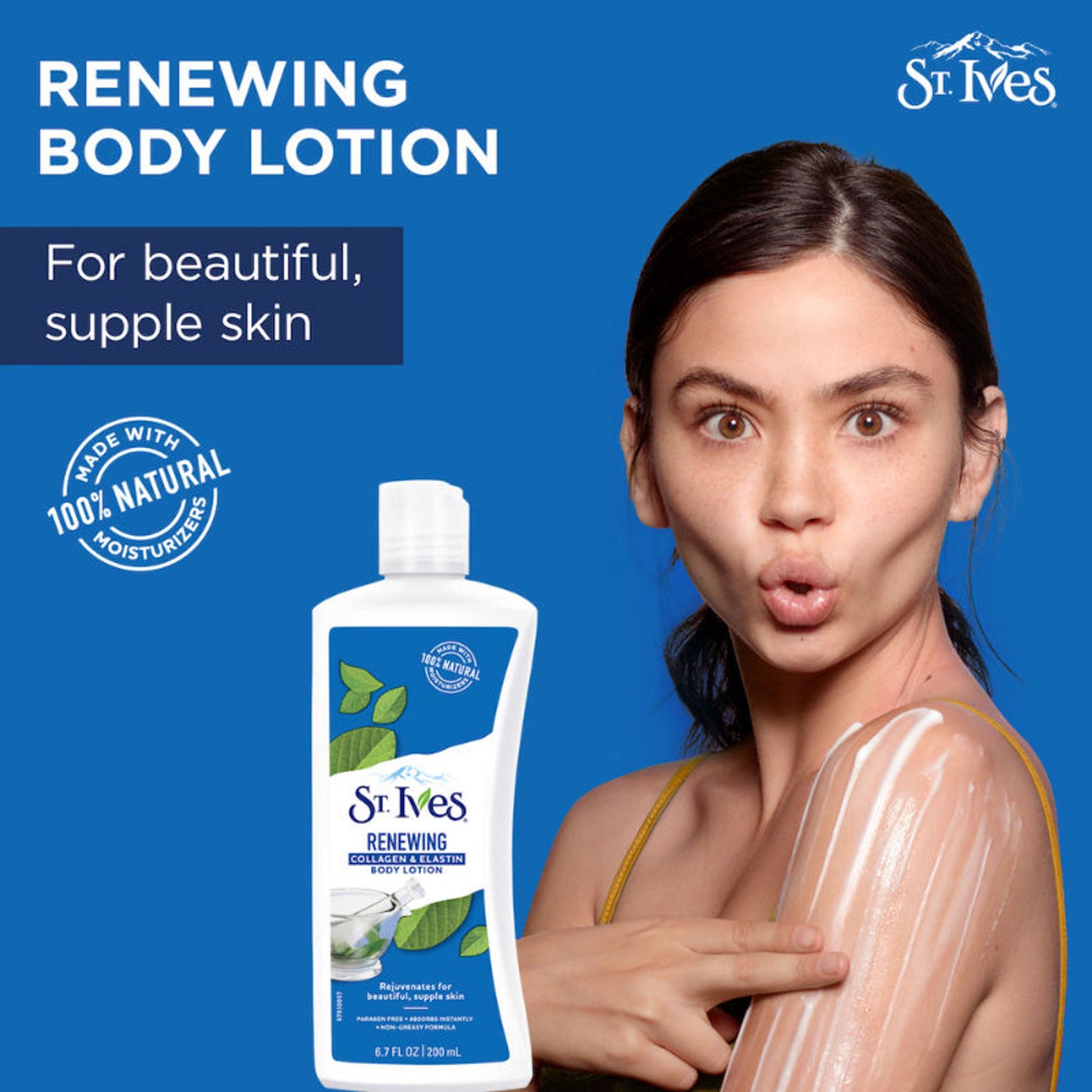 St. Ives Renewing Collagen & Elastin Body Lotion, 100% Natural Moisturizers
