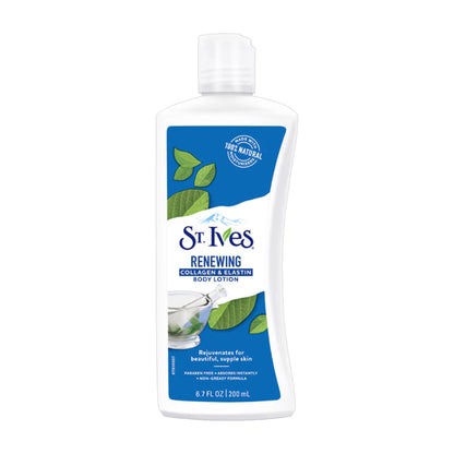 St. Ives Renewing Collagen & Elastin Body Lotion, 100% Natural Moisturizers