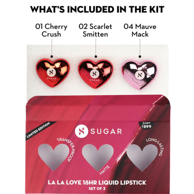 SUGAR La La Love 18 Hr Liquid Lipstick - 01
