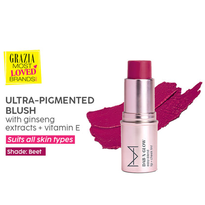 House Of Makeup Dab N Glow Easy-Blend Lip + Cheek Tint - Beet