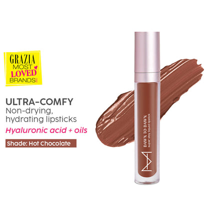 House of Makeup Dawn To Dawn Liquid Lipstick - Hot Chocolate
