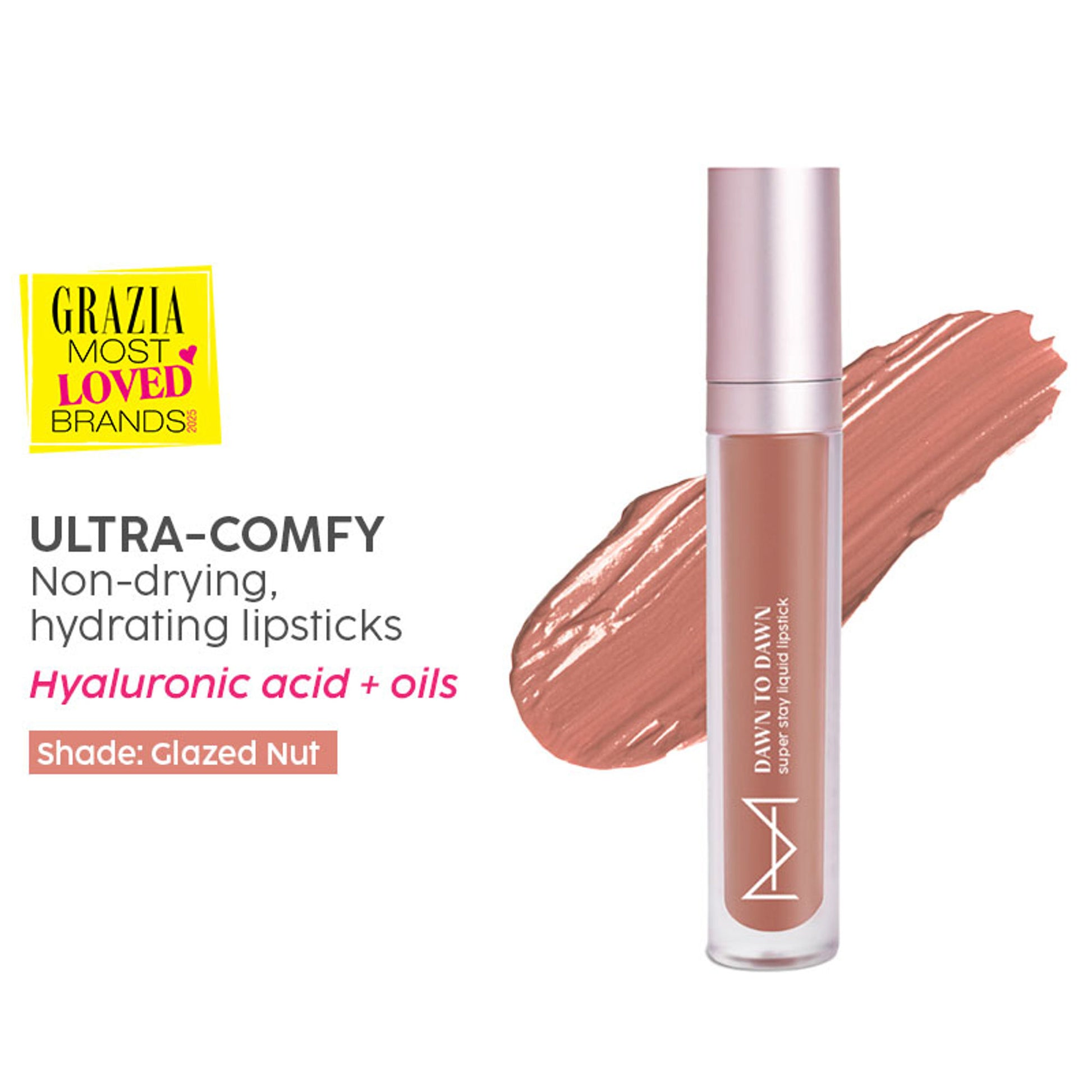 House of Makeup Dawn To Dawn Liquid Lipstick - Glazed Nut