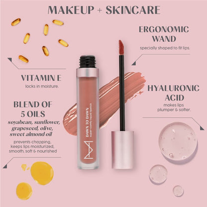 House of Makeup Dawn To Dawn Liquid Lipstick - Glazed Nut