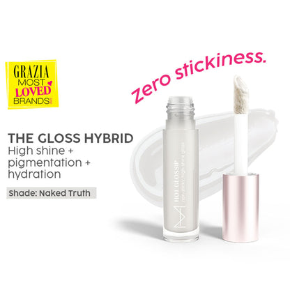 House of Makeup Hot Glossip Lip Gloss - Naked Truth