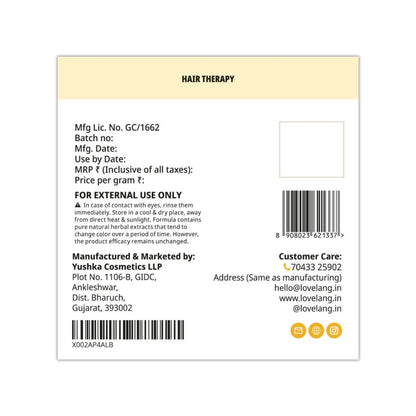 lovelang Mango + Hyaluronic Hair Mask