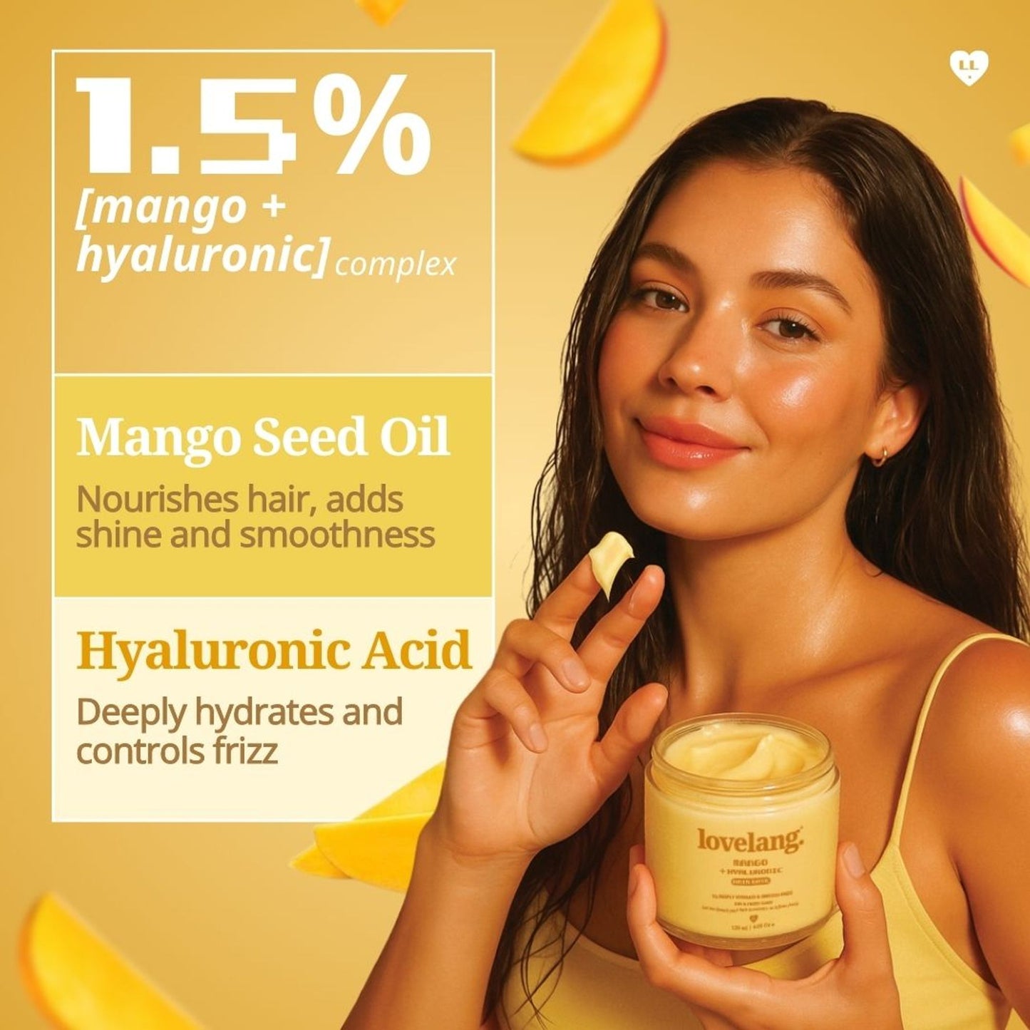 lovelang Mango + Hyaluronic Hair Mask