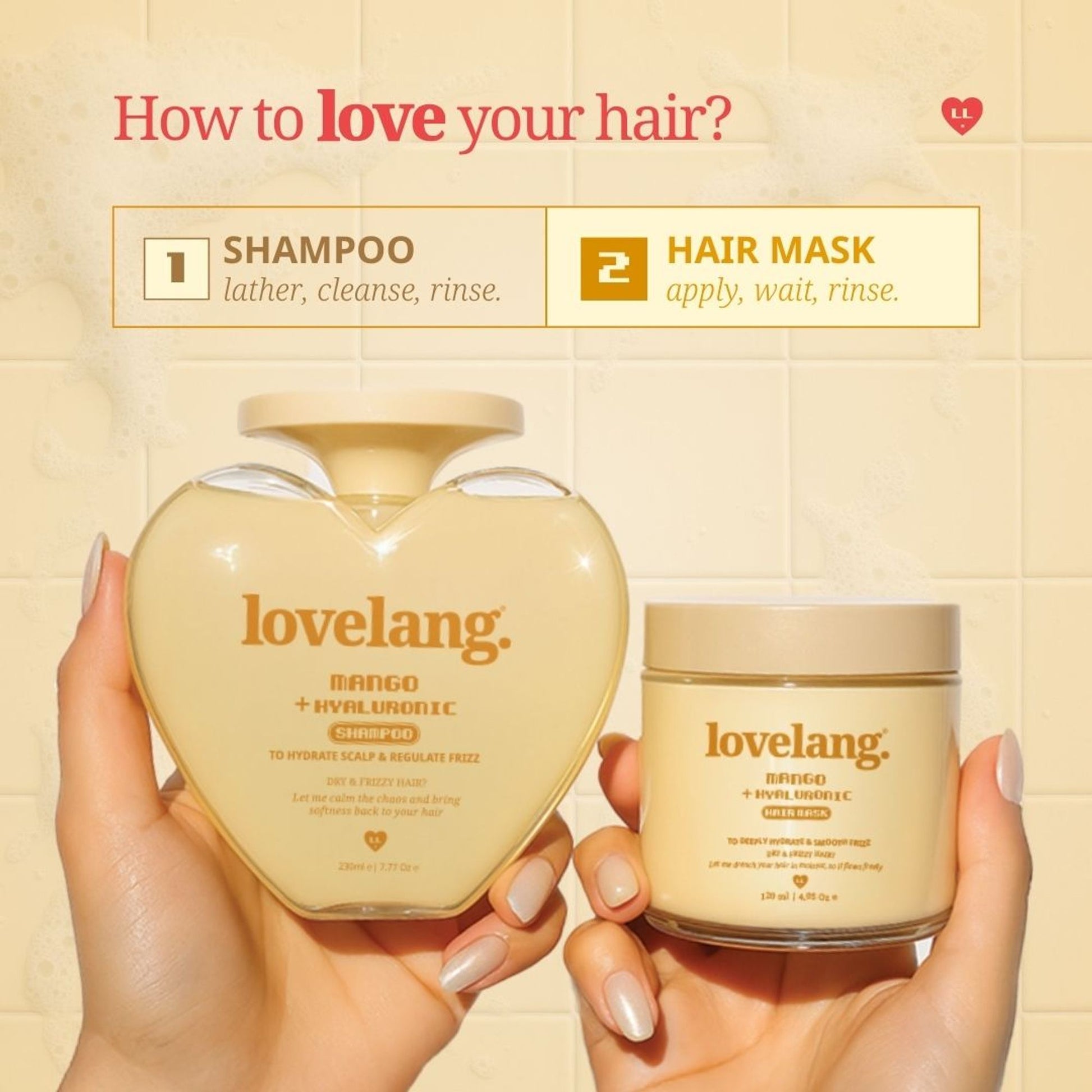 lovelang Mango + Hyaluronic Hair Mask
