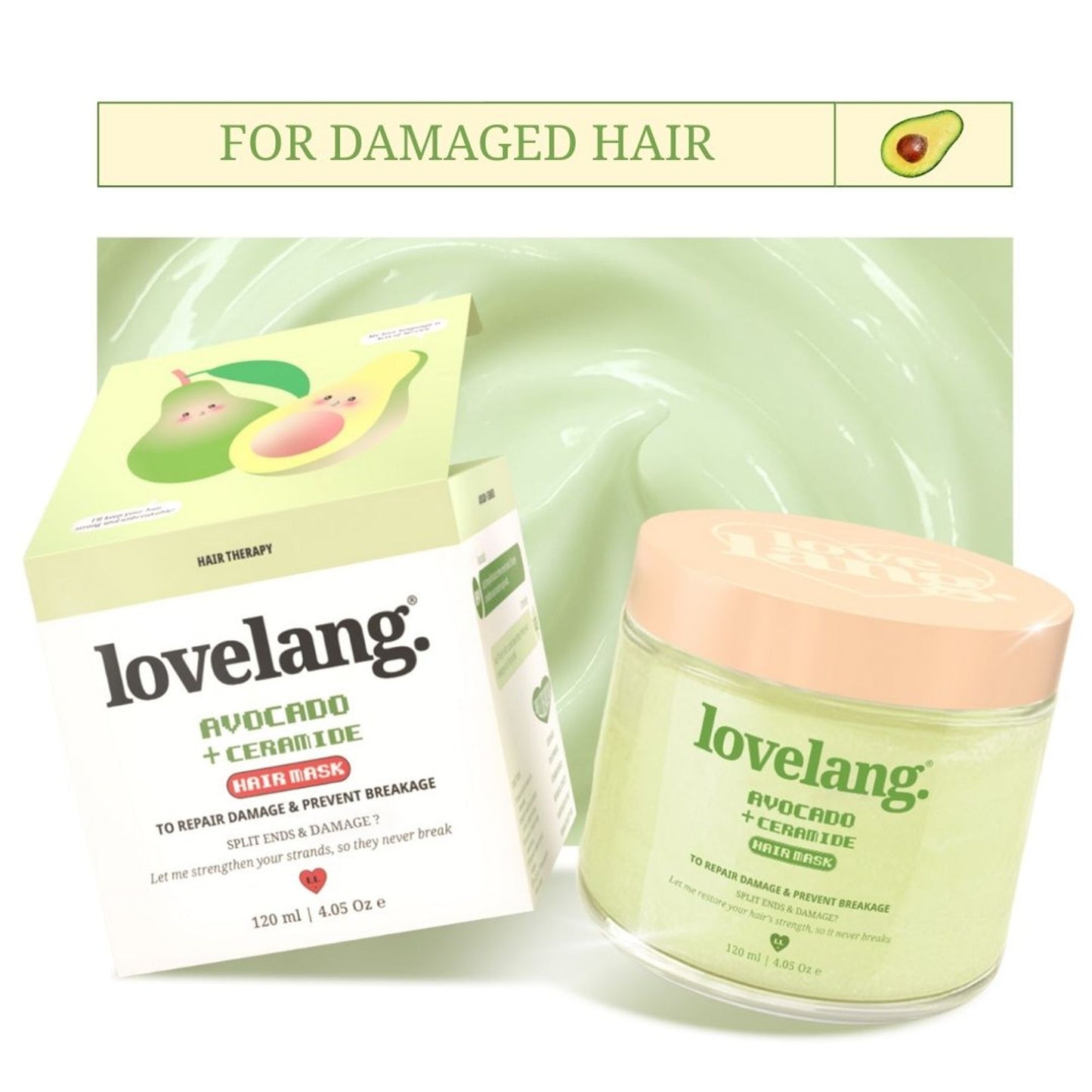 lovelang Avocado + Ceramide Hair Mask