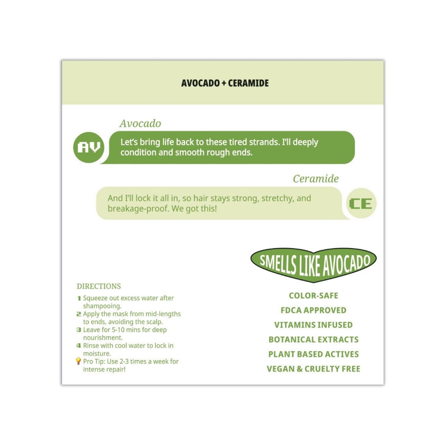 lovelang Avocado + Ceramide Hair Mask