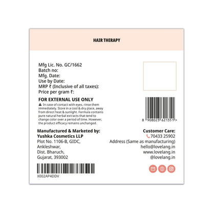 lovelang Peach + Biotin Hair Mask