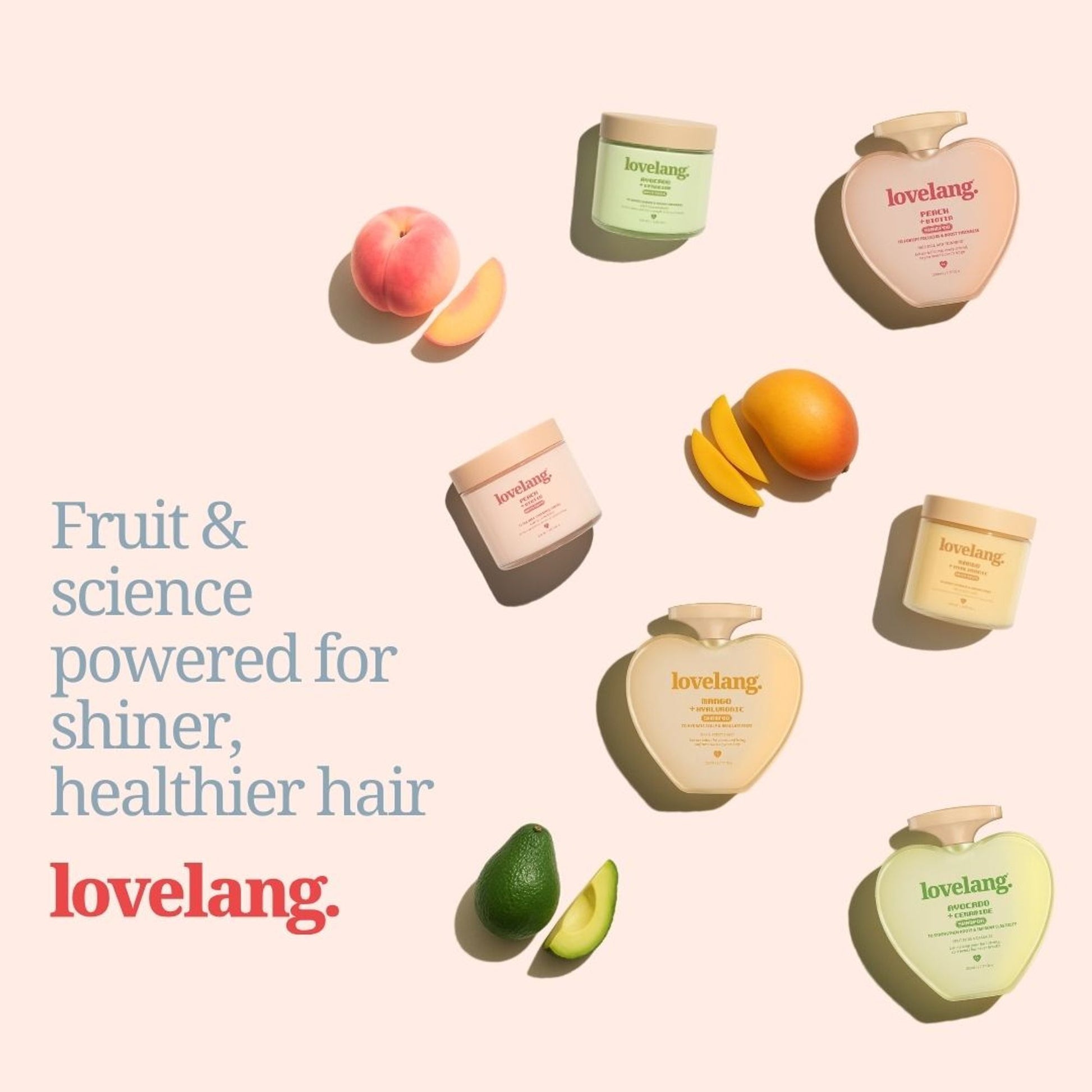 lovelang Peach + Biotin Hair Mask