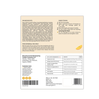 lovelang Mango + Hyaluronic Shampoo
