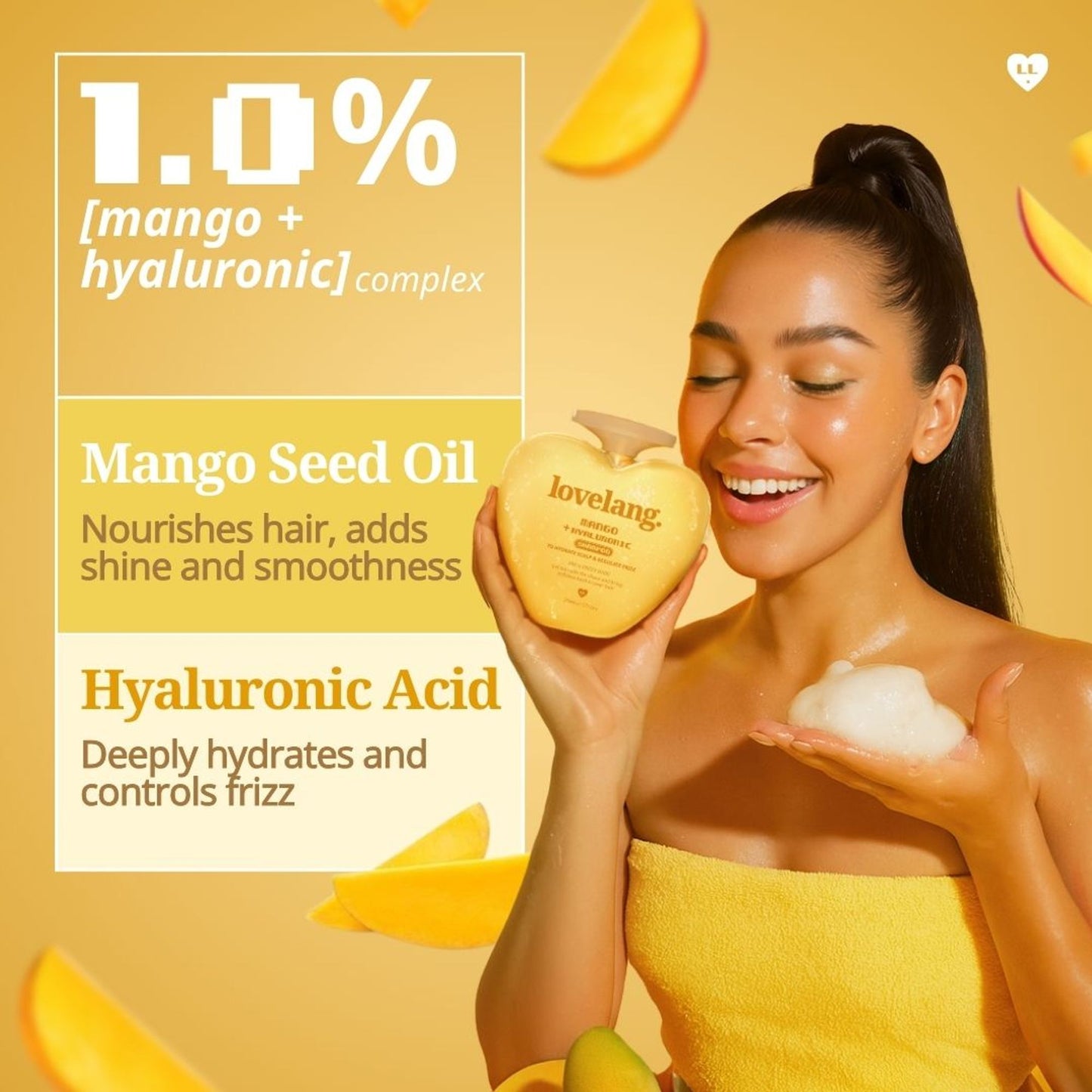 lovelang Mango + Hyaluronic Shampoo