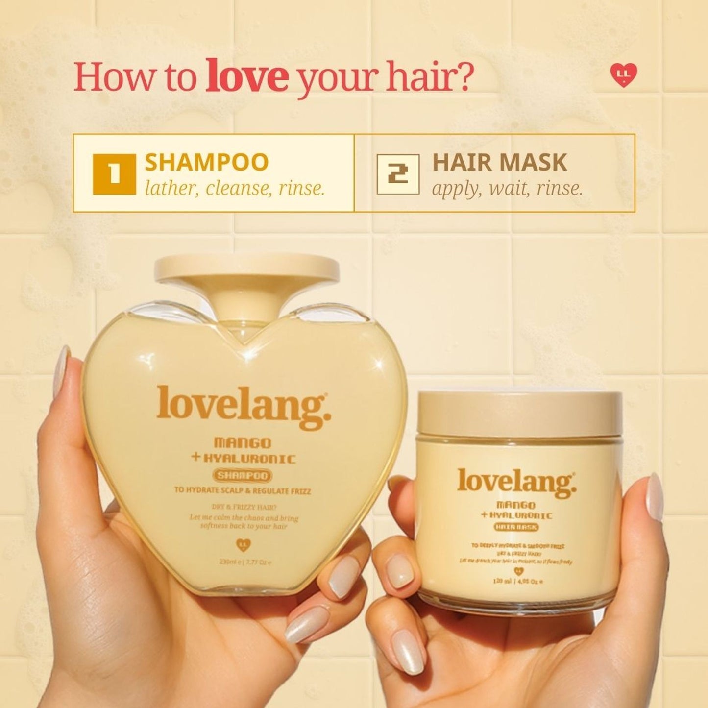 lovelang Mango + Hyaluronic Shampoo
