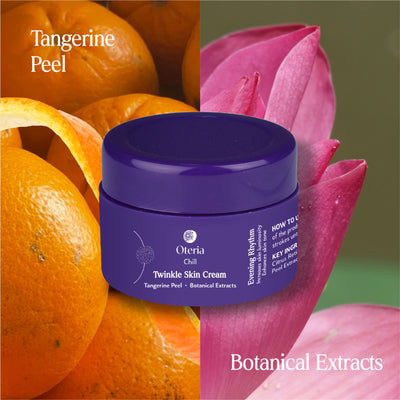 Oteria Twinkle Skin Cream With Tangerine Peel For Pigmentation And Dark Spots PM Routine