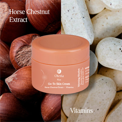 Oteria Go-To Skin Cream Vitamin A And E With Horse Chestnut Seed Extract For Glowing Skin