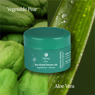 Oteria Sun Kissed Sun Care Gel With Aloe Vera Soothes Sun Damaged Skin, Suited For All Skin Types