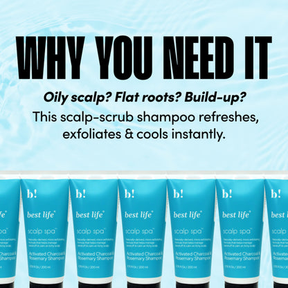 Best Life Activated Charcoal Rosemary Mint Shampoo
