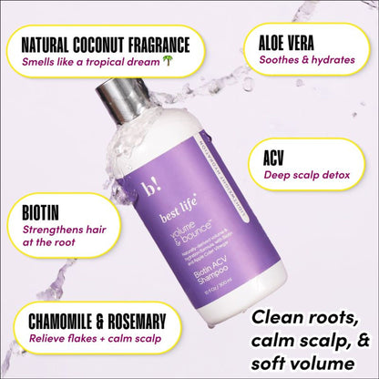 Best Life Biotin ACV Shampoo