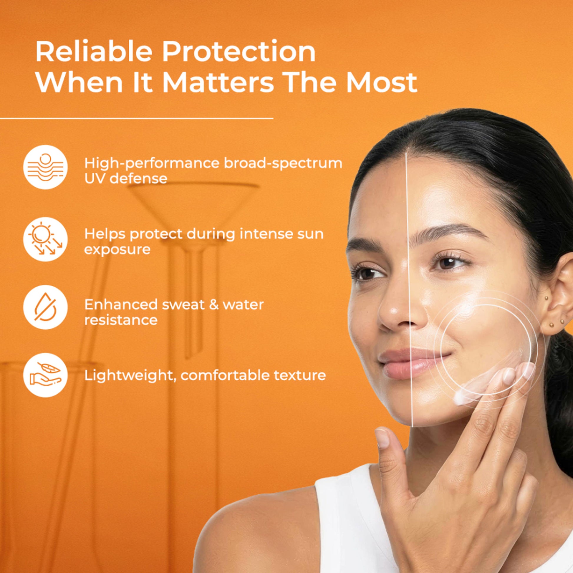 Brinton Uv Doux Gold Silicone Water Resistant And Non-greasy Sunscreen Gel