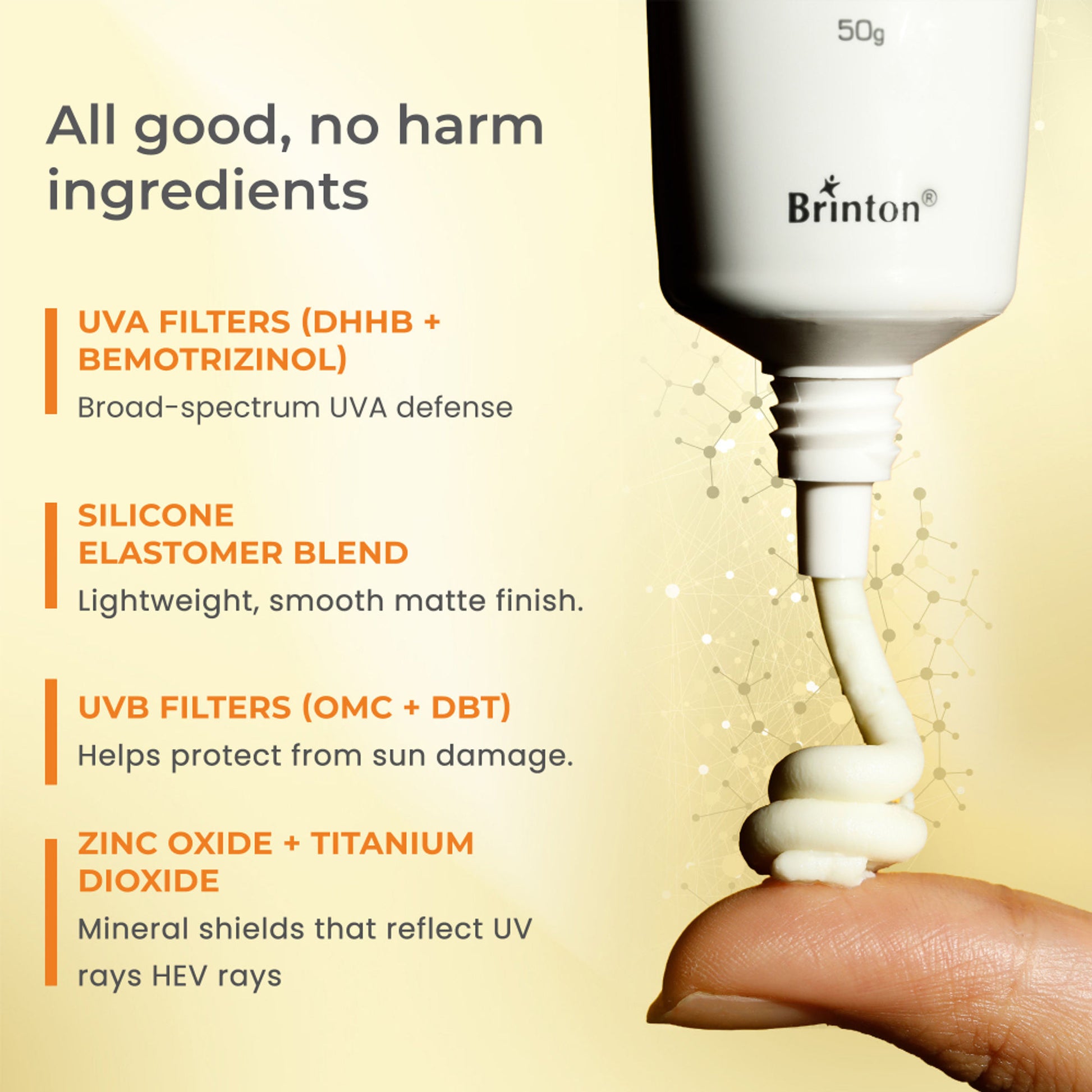 Brinton Uv Doux Face & Body Sunscreen Gel With Spf 50 Pa+++