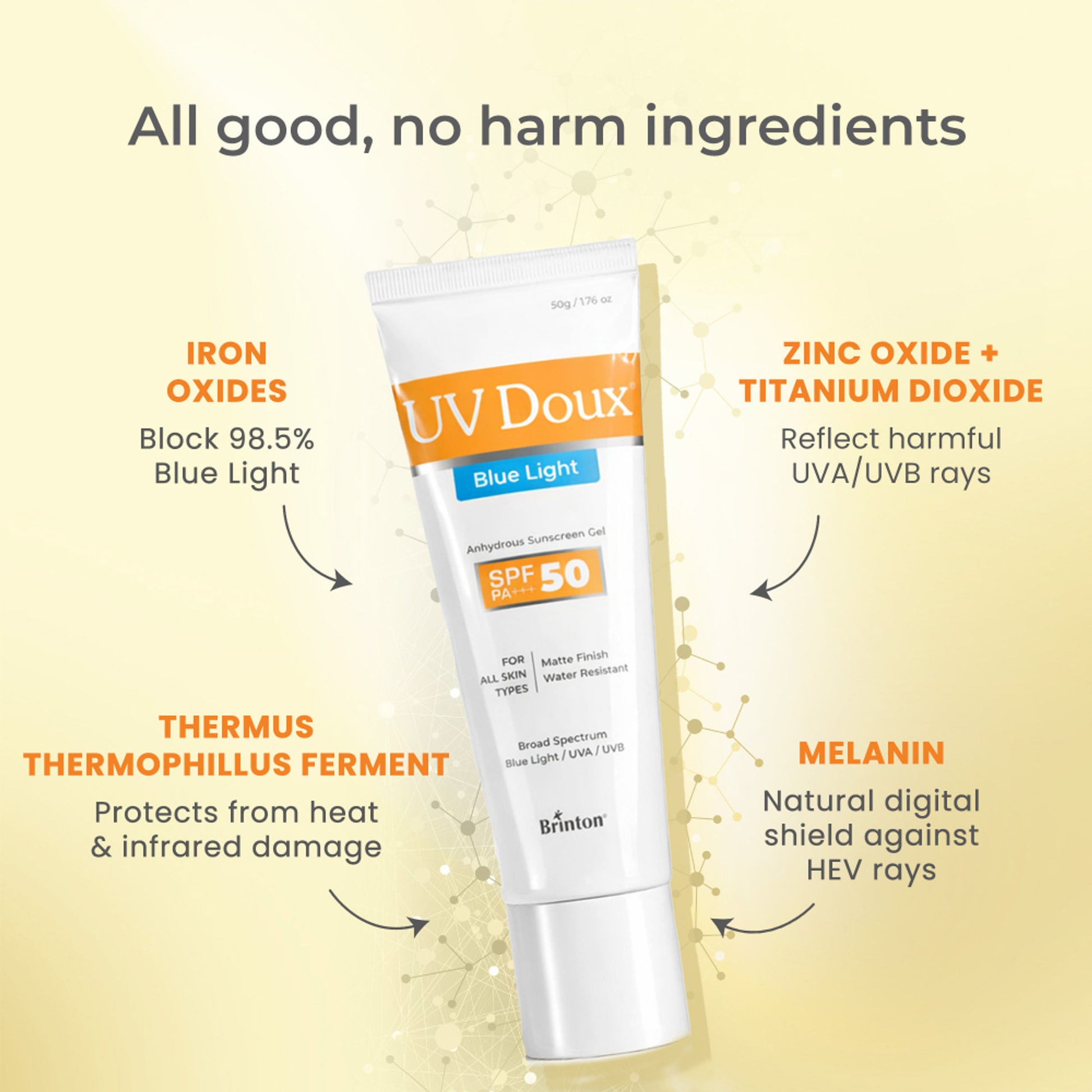 Brinton UV Doux Blue Sunscreen