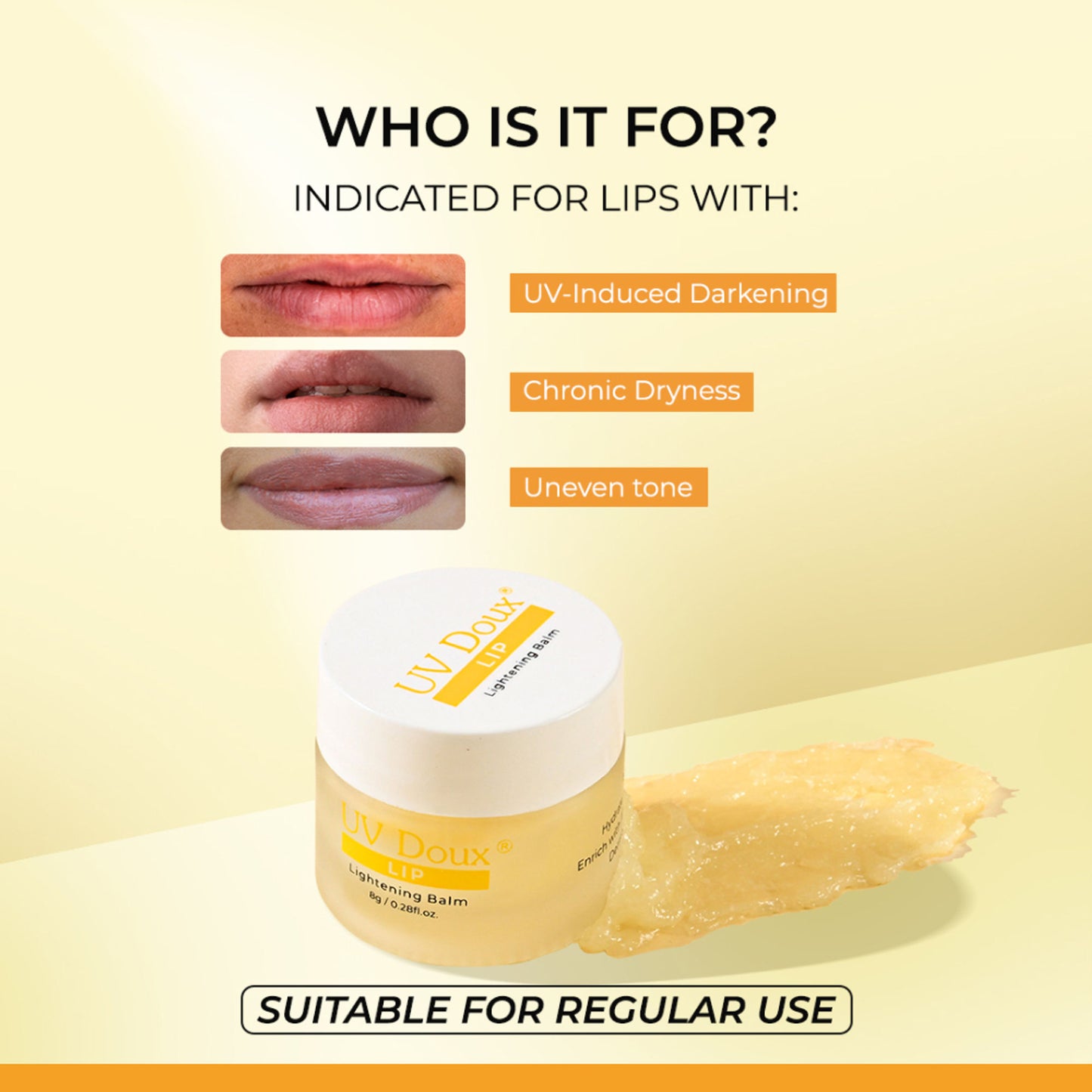 Brinton UV Doux Lip Lightening Balm