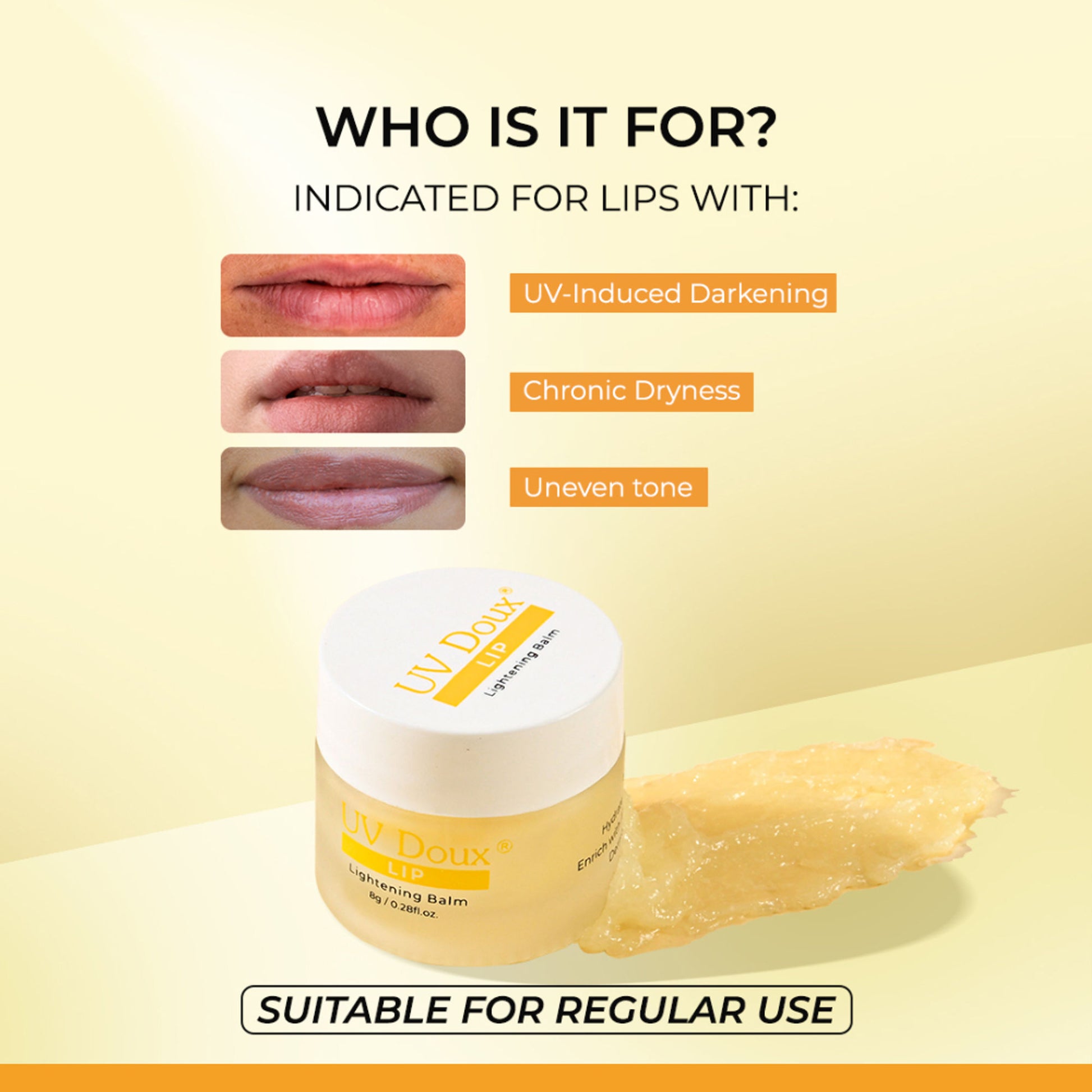 Brinton UV Doux Lip Lightening Balm