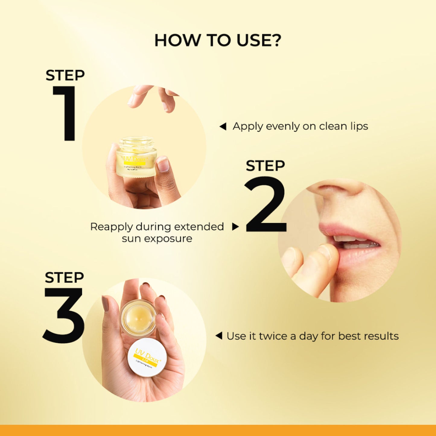 Brinton UV Doux Lip Lightening Balm