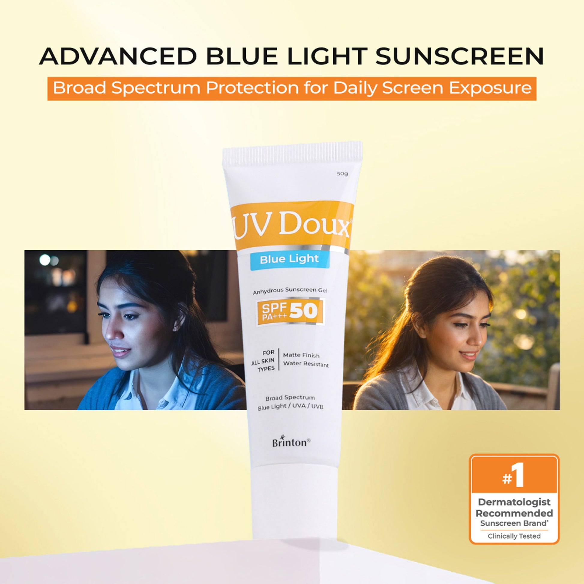 Brinton UV Doux Blue Sunscreen
