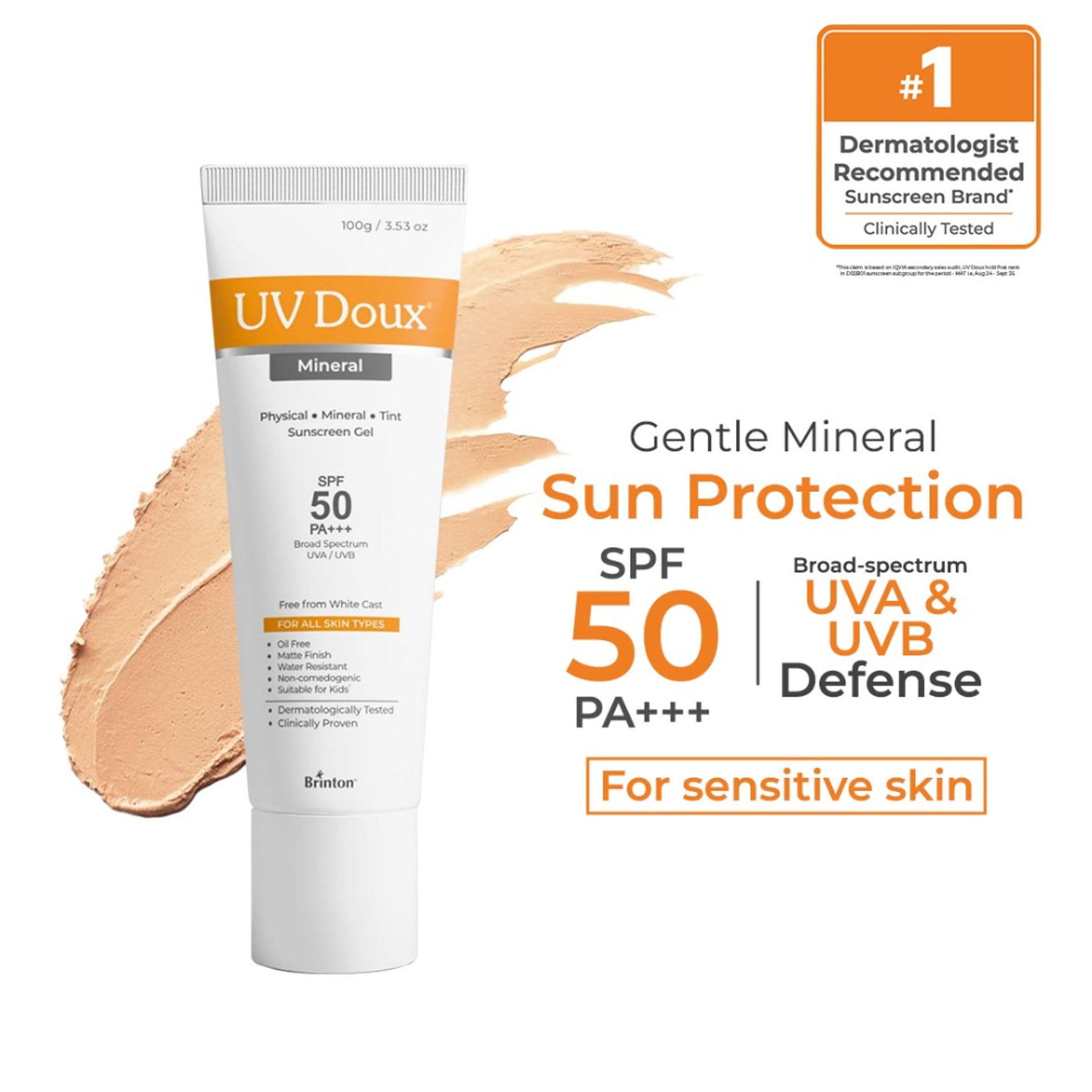 Brinton UV Doux Mineral Sunscreen