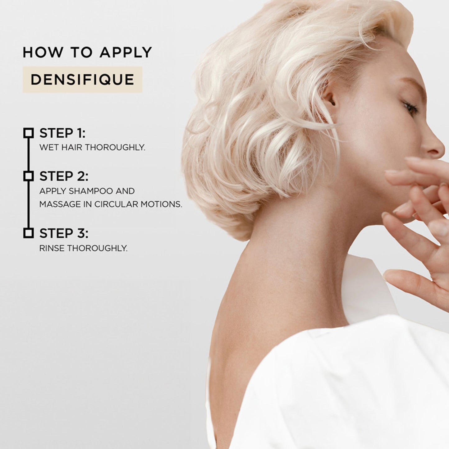 Kerastase Densifique Shampoo For Thinning Hair, With Hyaluronic Acid, Adds Volume