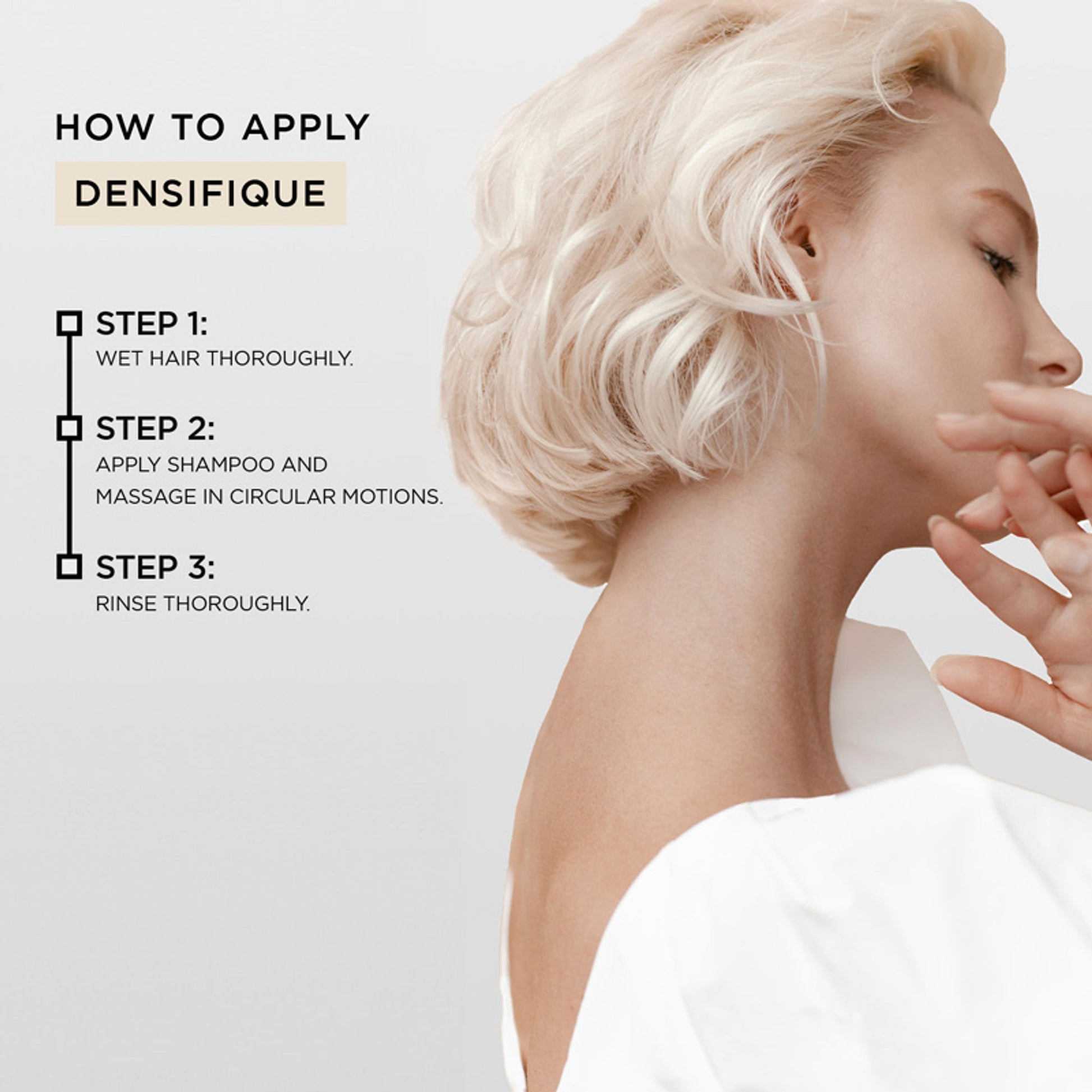 Kerastase Densifique Shampoo For Thinning Hair, With Hyaluronic Acid, Adds Volume