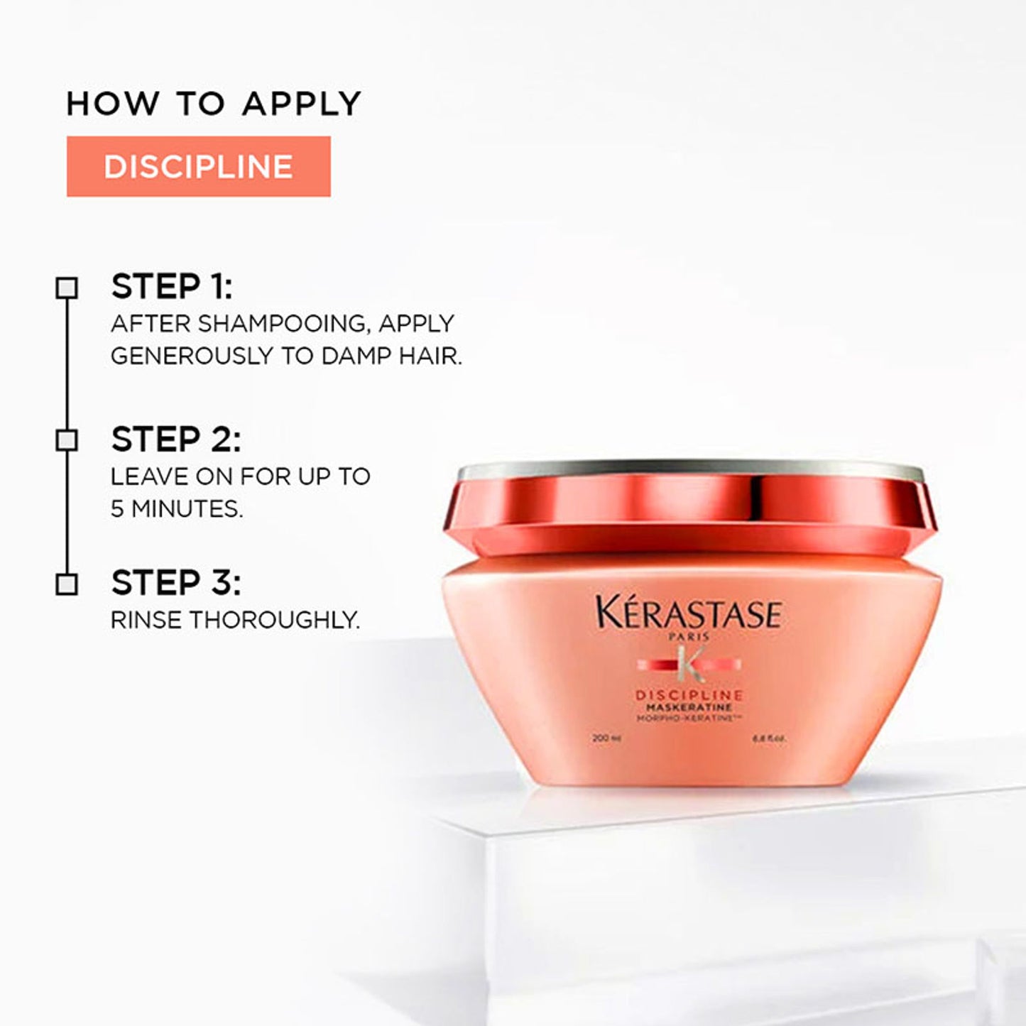 Kerastase Discipline Maskeratine Mask For Frizzy Hair, With Morpho-Keratine