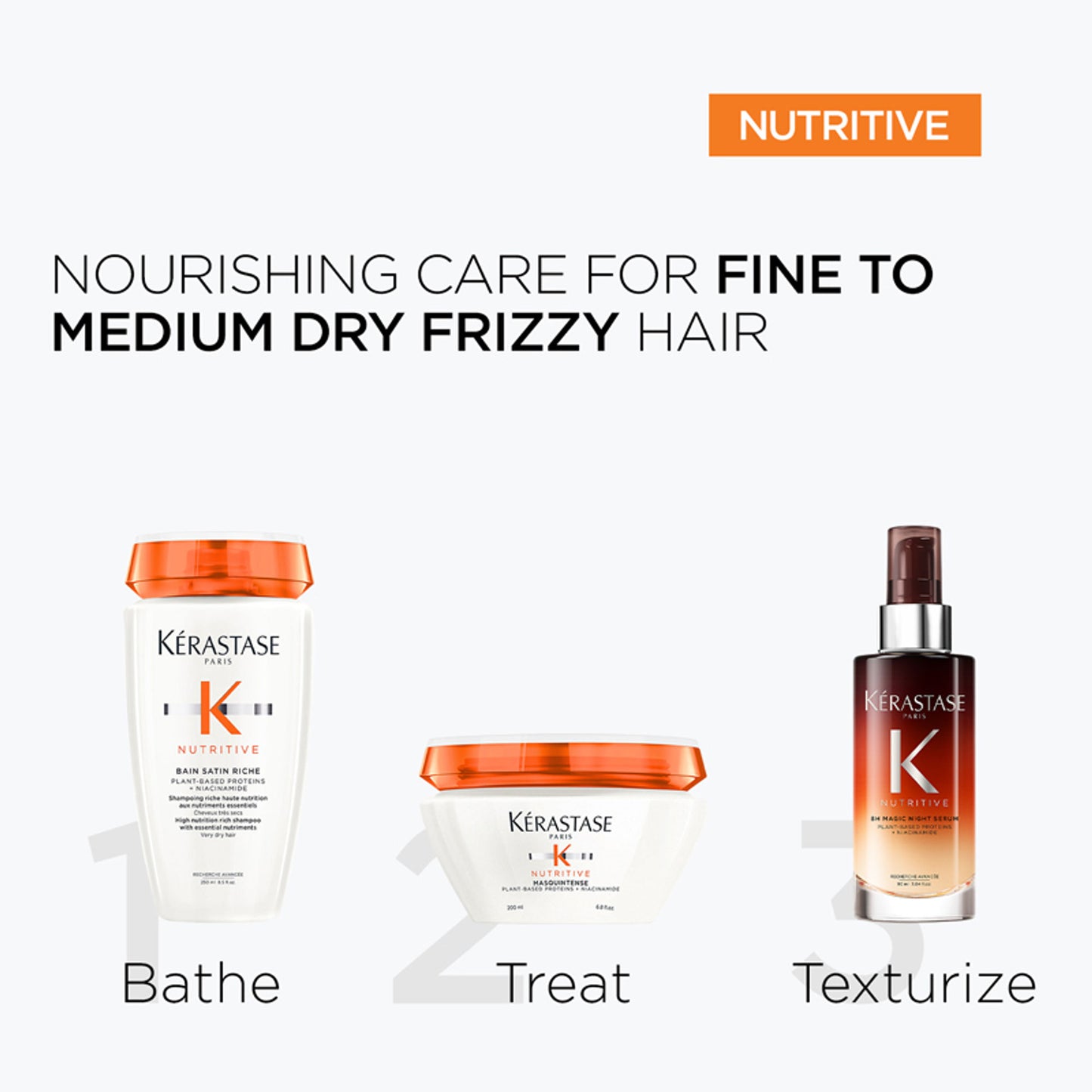 Kerastase Nutritive Masquintense Hair Mask, With Proteins & Niacinamide, Vegan