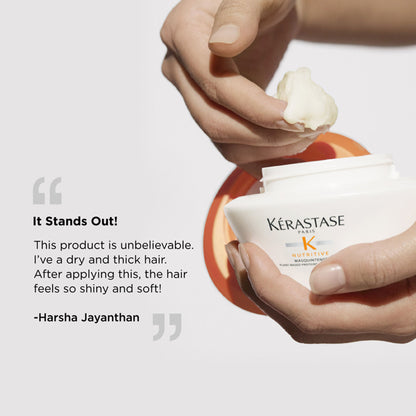 Kerastase Nutritive Masquintense Hair Mask, With Proteins & Niacinamide, Vegan
