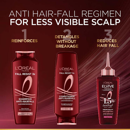 L'Oréal Paris Fall Resist Anti Hair Fall Serum with 1.5% Aminexil, Caffeine & Arginine.