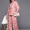 Indyancart IE Shirt Collar Printed Shirt With Palazzos