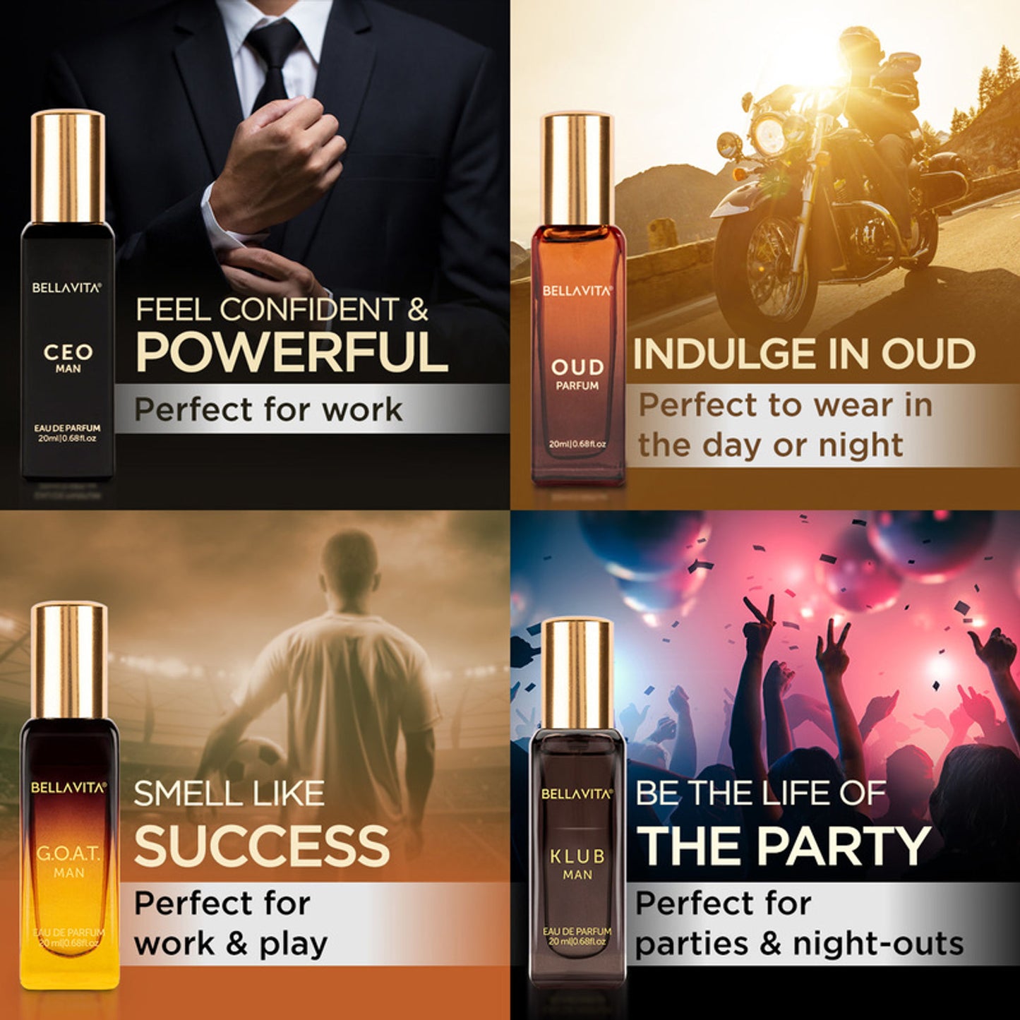 Bella Vita Luxury Perfumes Gift Set For Men