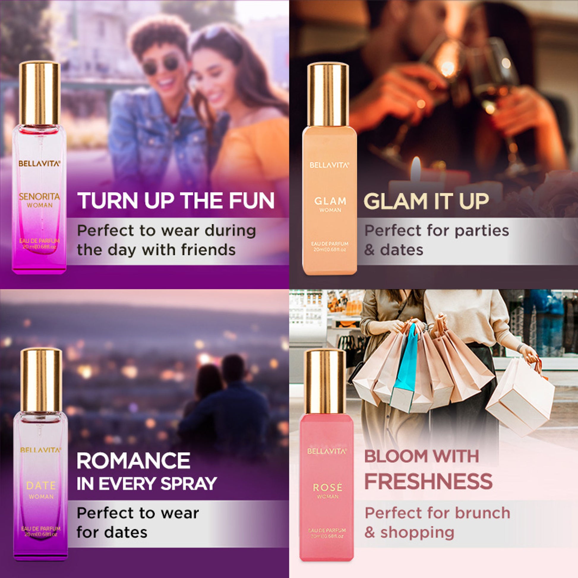 Bella Vita Luxury Perfumes Gift Set For Women
