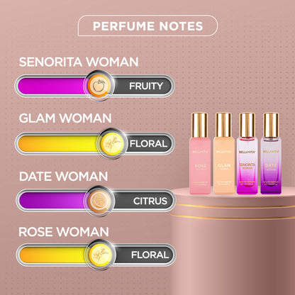 Bella Vita Luxury Perfumes Gift Set For Women